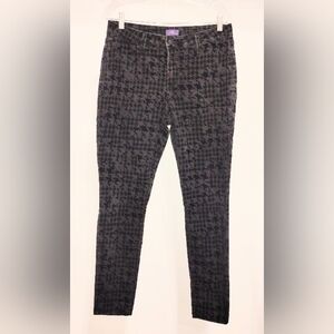 FLOCKED HOUNDSTOOTH NYJD JEANS